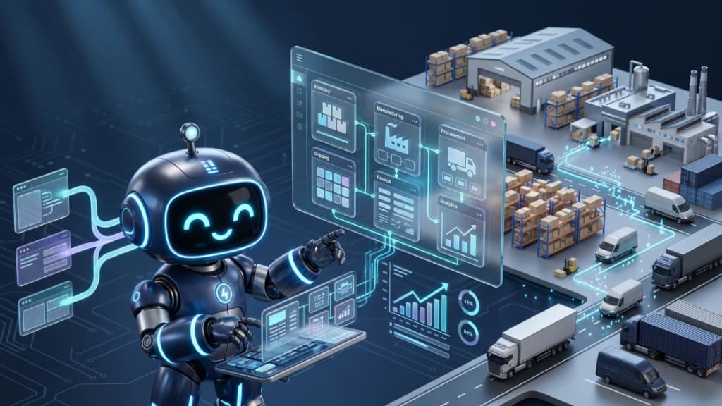 بناء الأنظمة البرمجية المخصصة ERP وسلاسل التوريد